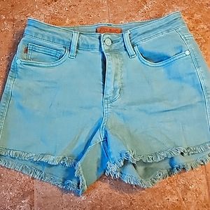 Judy blue womens green shorts